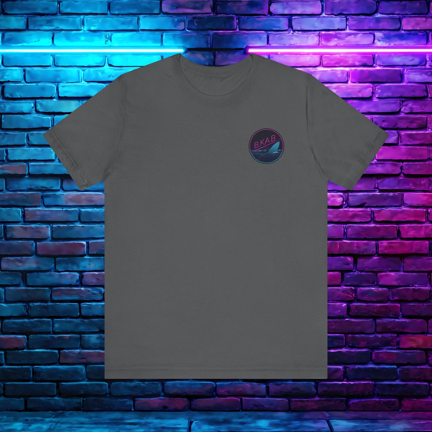 BKAB Shark Surfer 2-Sided Tee