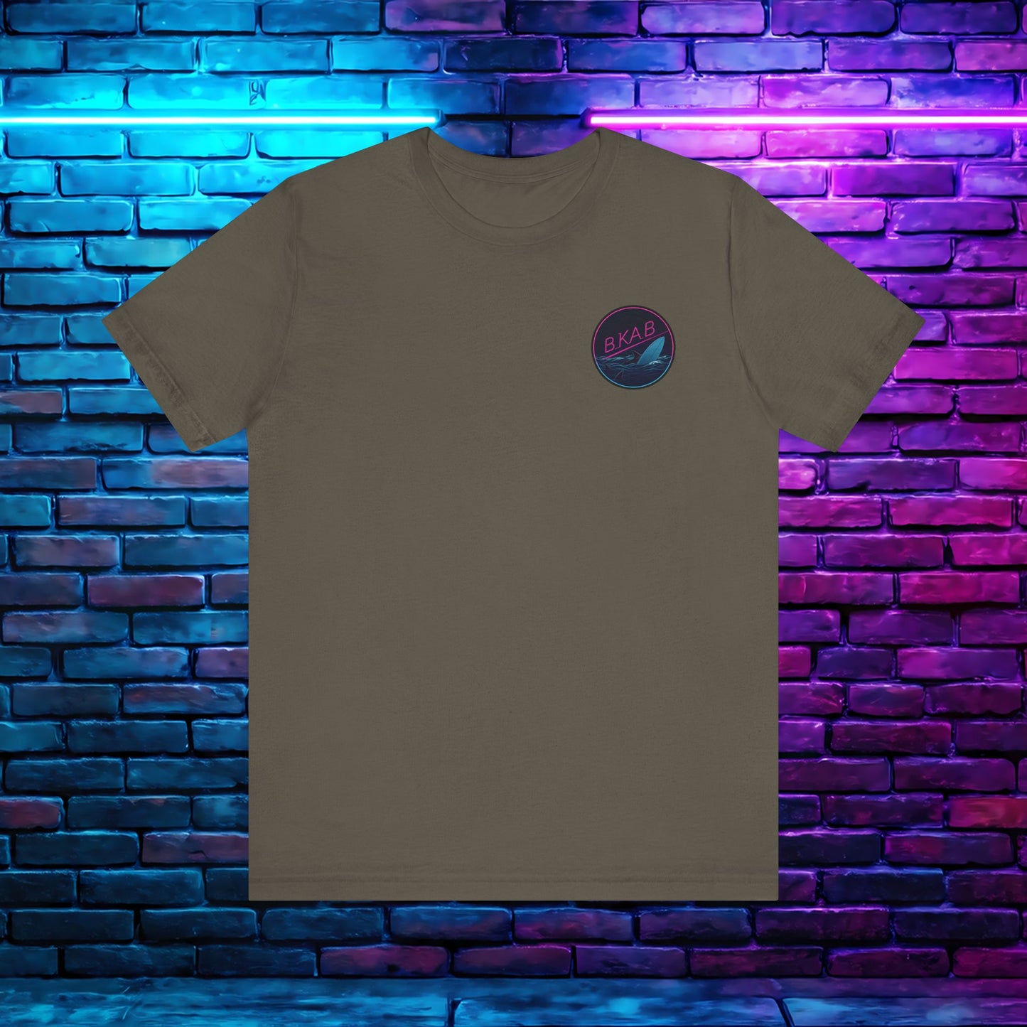 BKAB Shark Surfer 2-Sided Tee