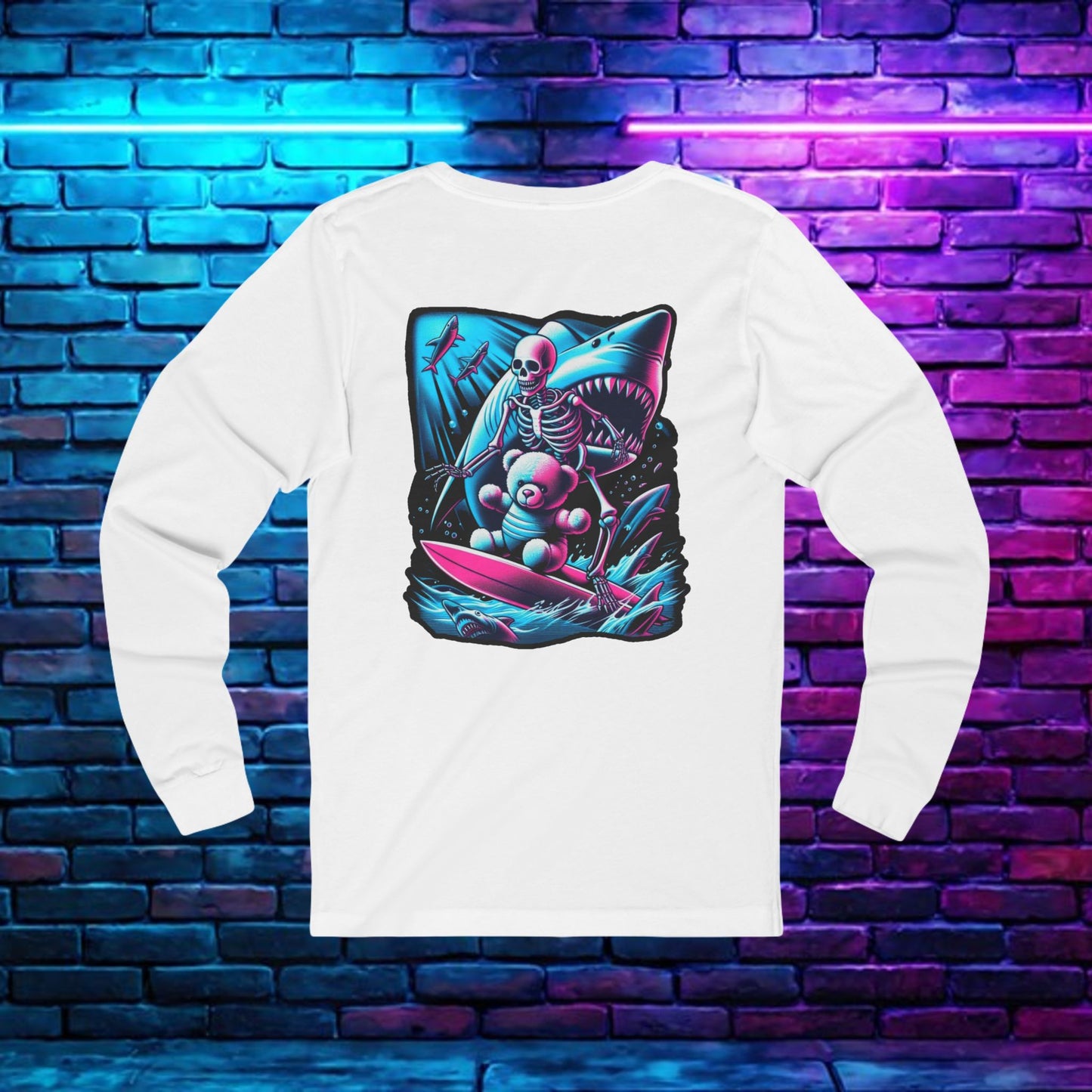 BKAB Shark Surfer Unisex Long Sleeve Tee