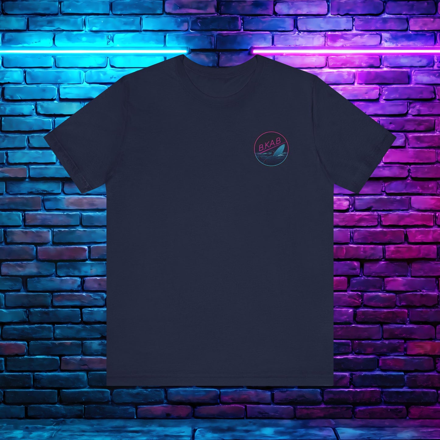 BKAB Shark Surfer 2-Sided Tee