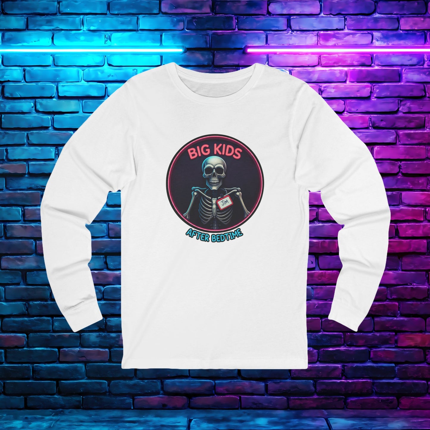 Nametag Jim Unisex Long Sleeve Tee
