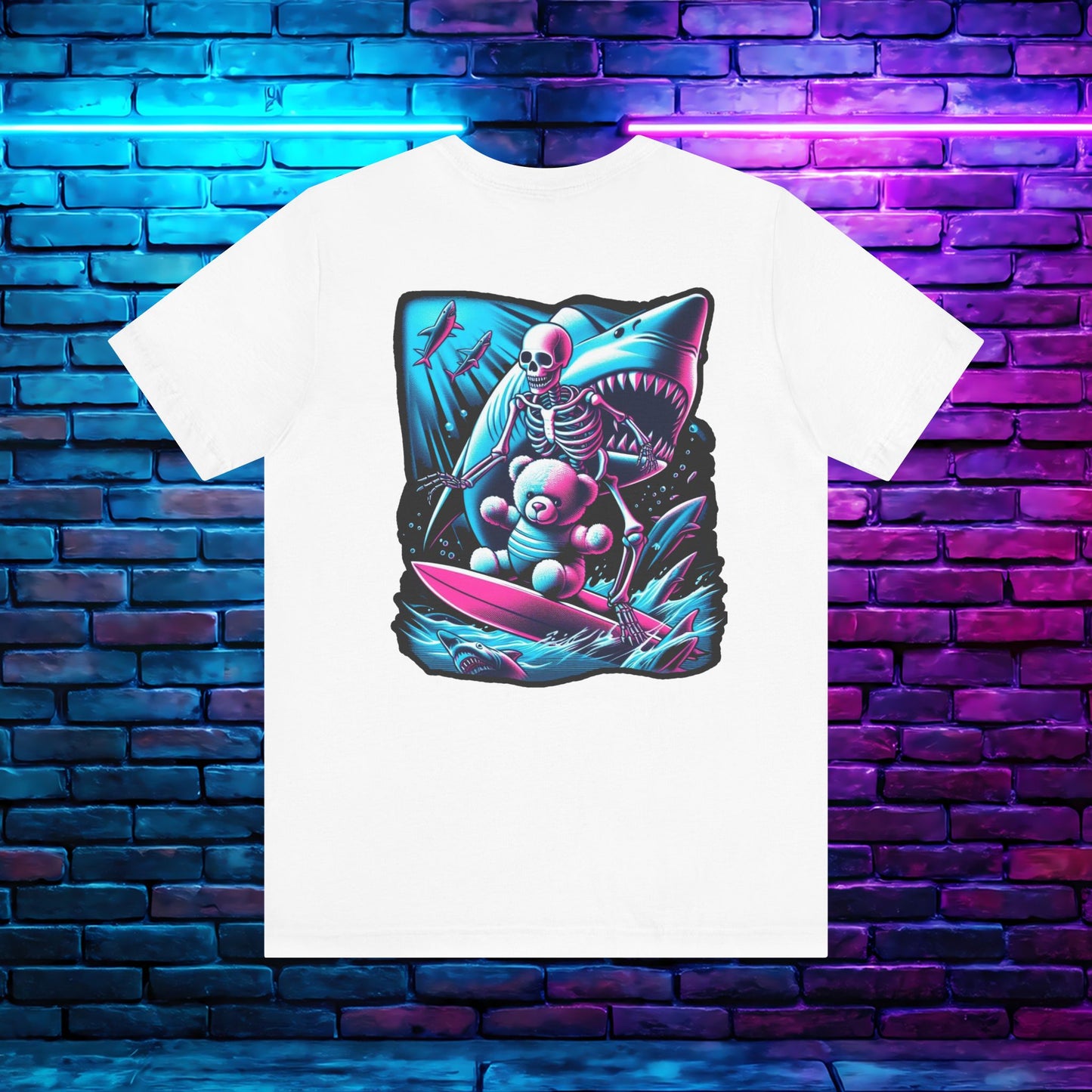 BKAB Shark Surfer 2-Sided Tee