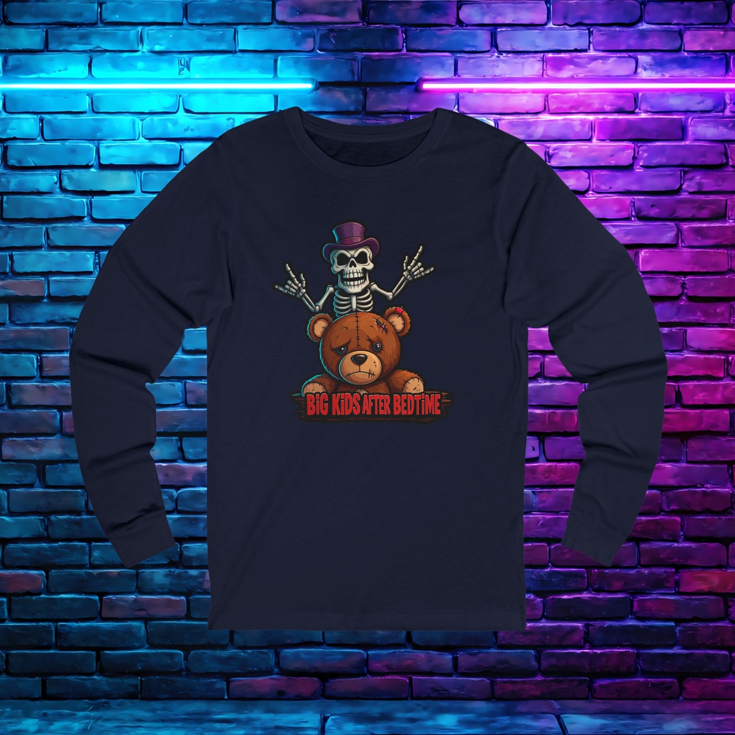 Metalhead Jim Unisex Long Sleeve Tee