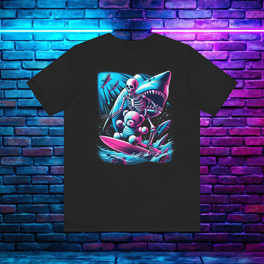 BKAB Shark Surfer 2-Sided Tee
